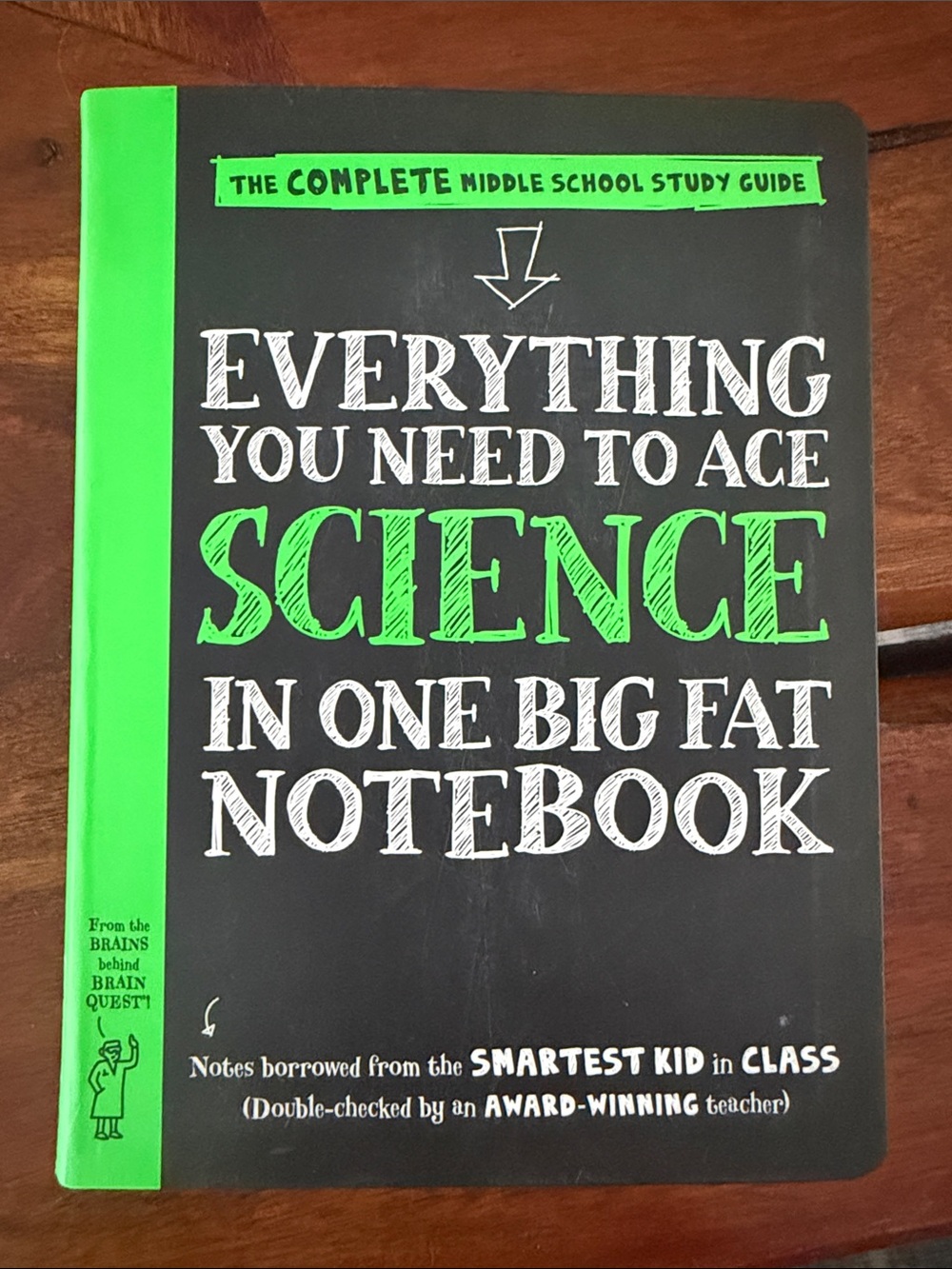 Everything You Need to Ace Science in One Big Fat Notebook - Green & Black
